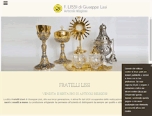 Tablet Screenshot of lissiarredisacri.com